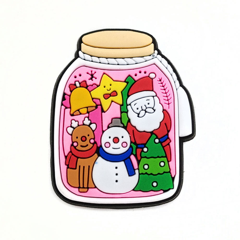 Christmas Accessories PVC Soft Rubber Shoe Buckles