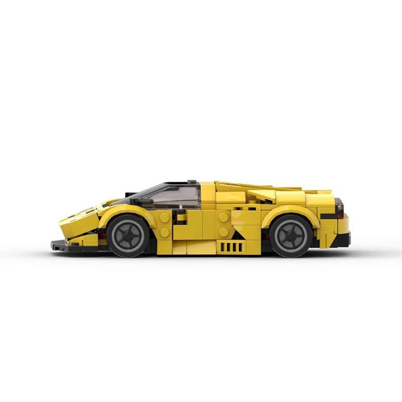 8 Grid Car Super Running GT Puzzle Assembled Building Block Toys