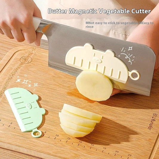 Magnetic Non-stick Knife Vegetable Cutting Anti-stick Tool Food Grade