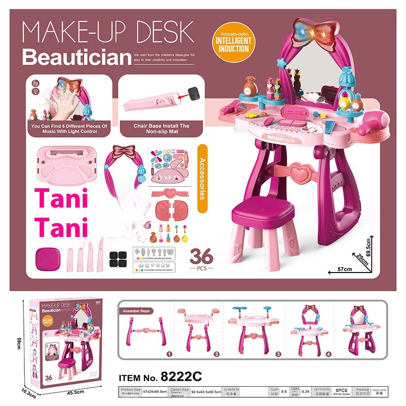 Girls Playing House Children's Makeup Dressing Table Toys