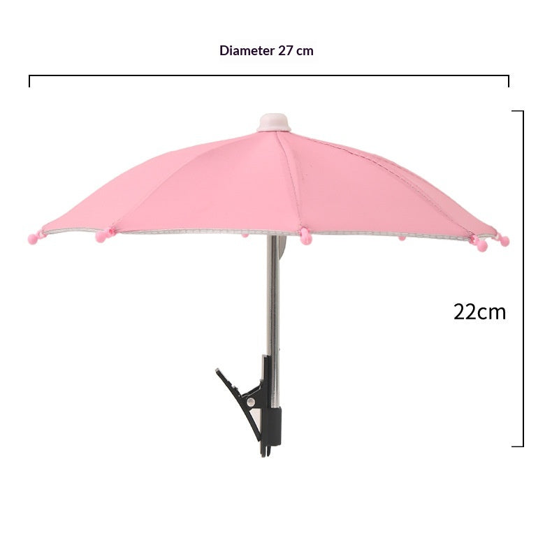 Phone Holder Umbrella Clip Outdoor Umbrella Phone Mount