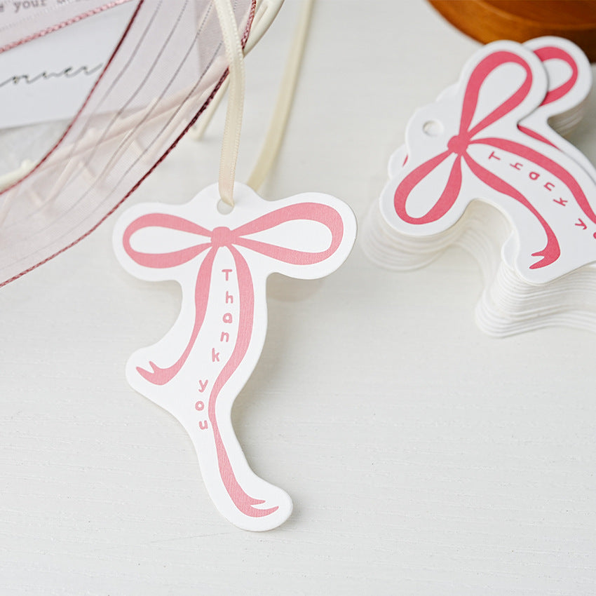 Bow Packaging Accessories Gift Tag