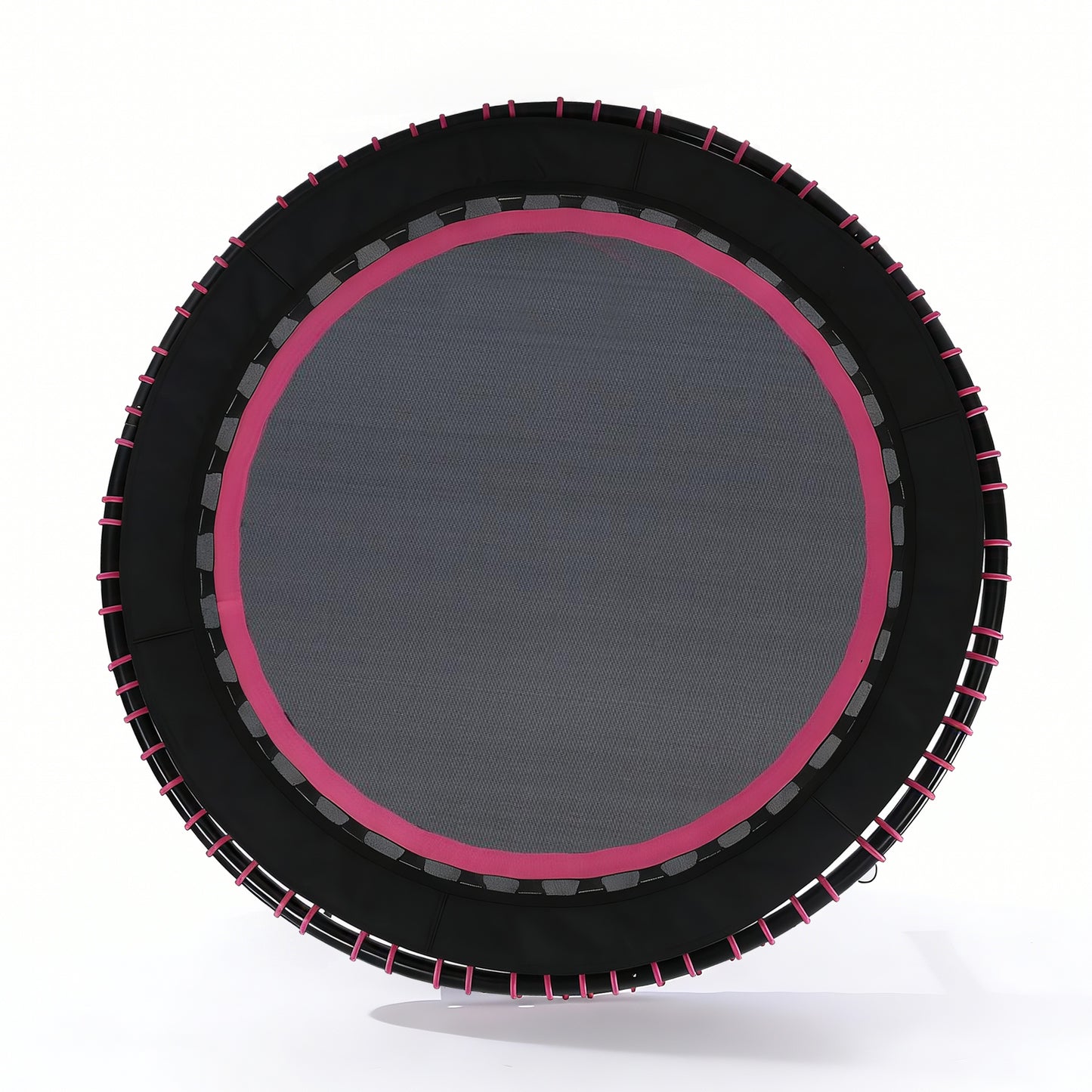 48 INCH Springless Mini Fitness Trampoline , Indoor Outdoor Exercise Rebounder For Quieter And Safer Workouts, Loading 450lbs, GYM Jumping Cardio Trainer ,Family Kids  Adult Exercise Trampoline