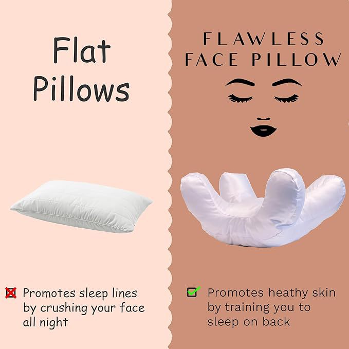 Beauty Sleep Anti-wrinkle Back Super Soft Shock-absorbing Pillow