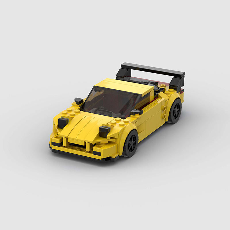 Small Particle Racing Sports Car Building Blocks DIY Educational Toys