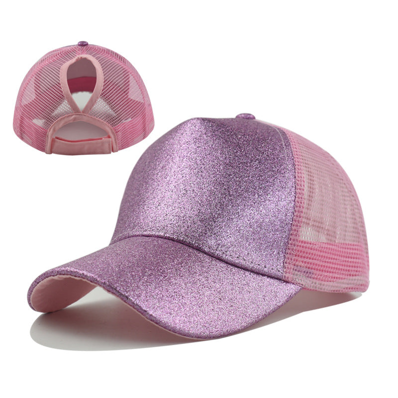 Women's Netting Breathable, Allowing Hair To Be Exposed. Fashionable And Simple Style Baseball Cap. Suitable For Sisters To Go Out And Do Outdoor Activities.