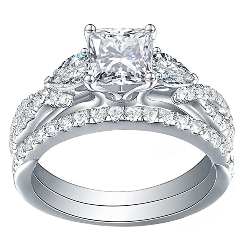 High-end Square Fashion Statement Ring