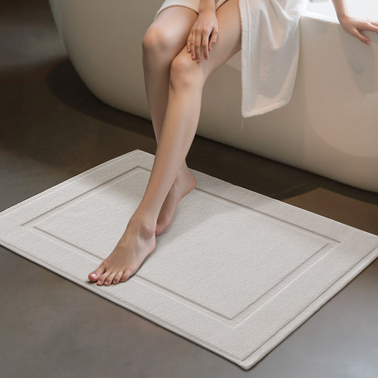 Bathroom Floor Mat Water-absorbing Thickened Bath Rug