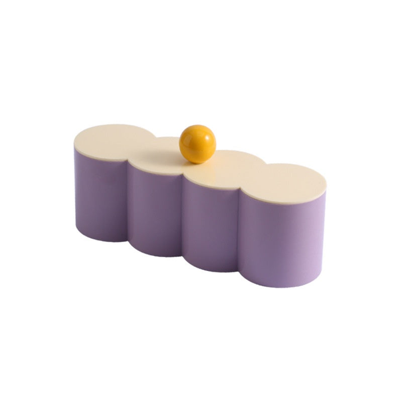 Dustproof Storage Box With Lid For Dressing Table Makeup Brush Holder