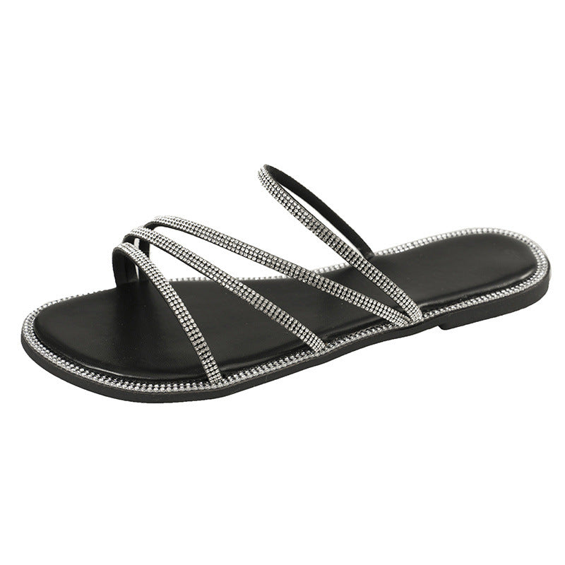Korean-style New Womens Flat-sole Sandals