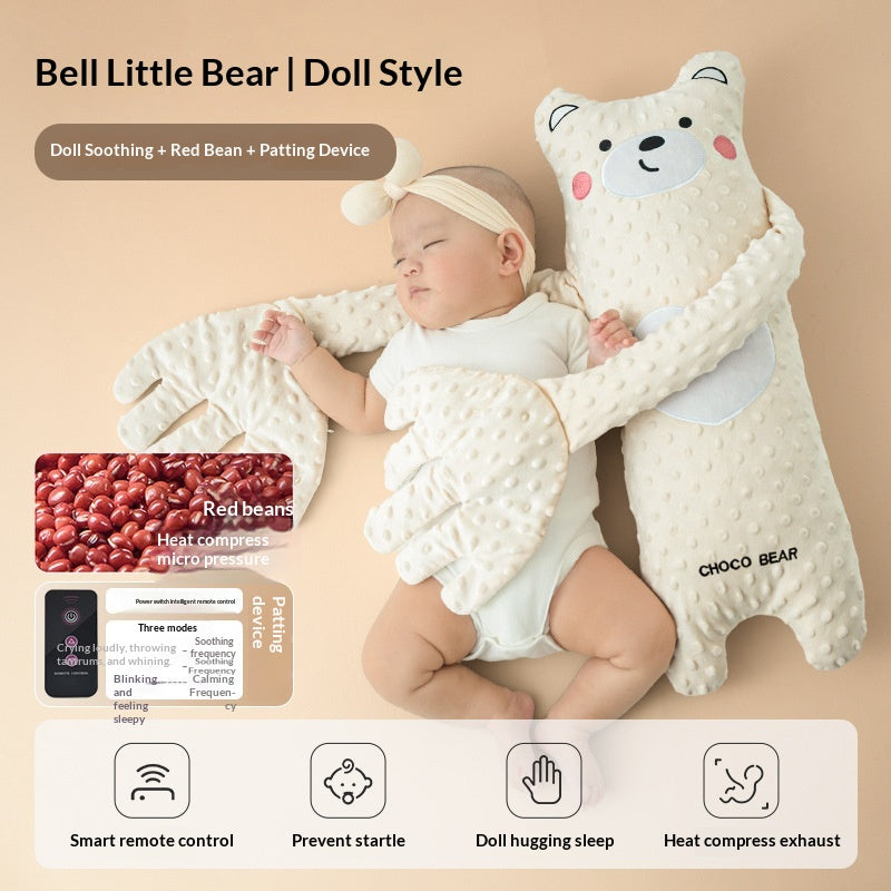 Smart Baby Soothing Device With Lullabies Anti-Jerk Long Pillow For Co-Sleeping