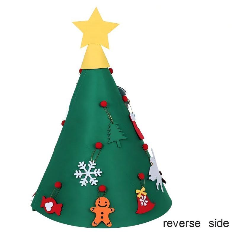 Felt Christmas Tree Or Snowman Holiday Decoration, Perfect For Homes, Classrooms, Offices, And Party Venues, Versatile Seasonal Decor, Festive Wall Art, Christmas Decorations, Best For Christmas, Ch