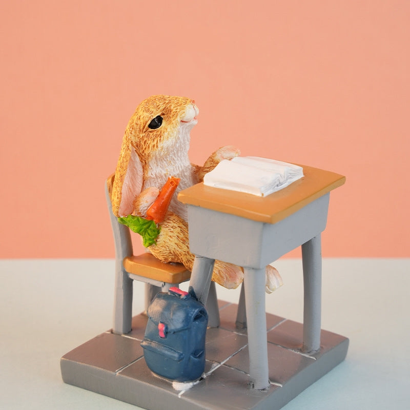 Creative Classroom Room Desk Decoration Cute Animal Figurines