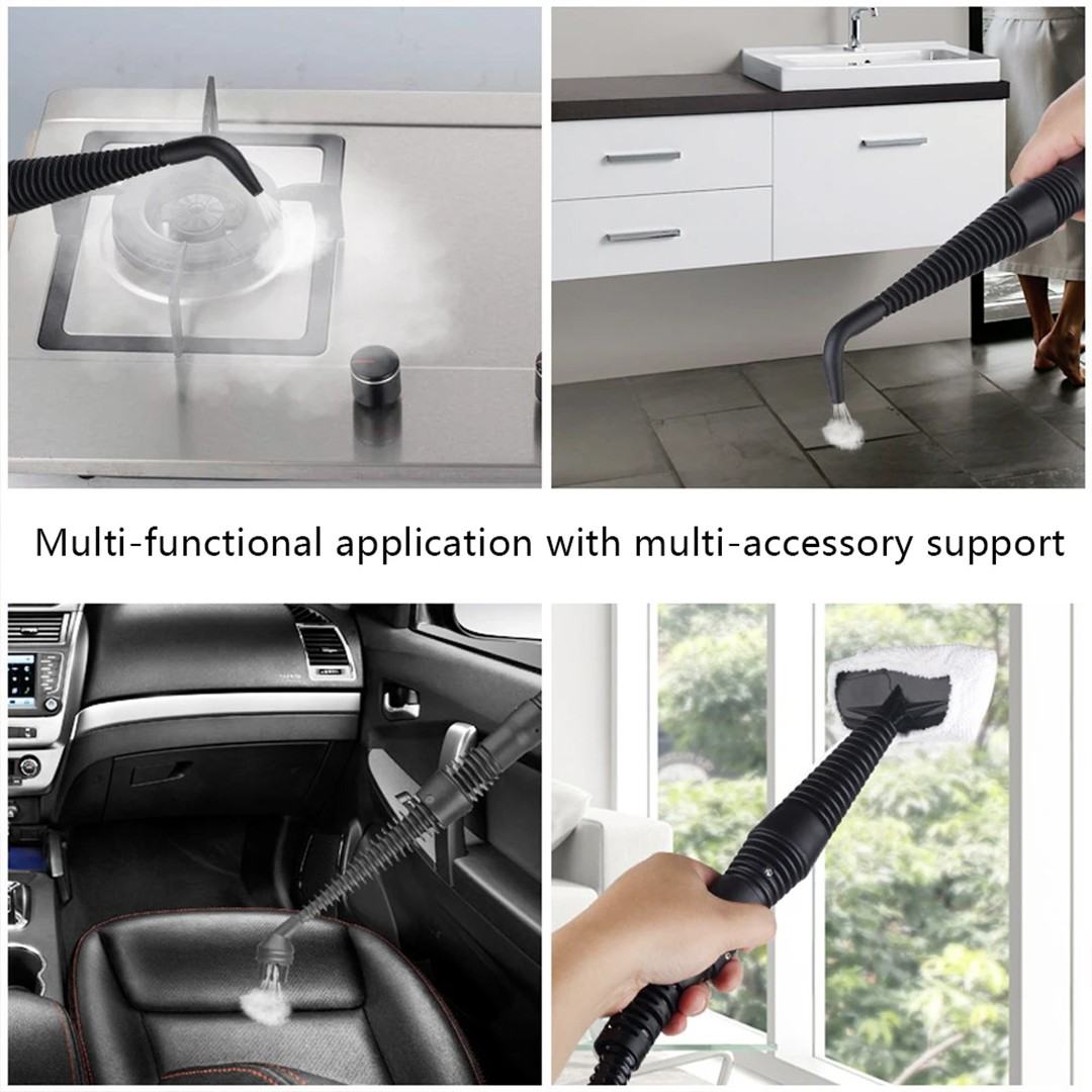 10o0W Electric Portable Hand Held Steam Steamer Cleaner & Accessories 2025 New