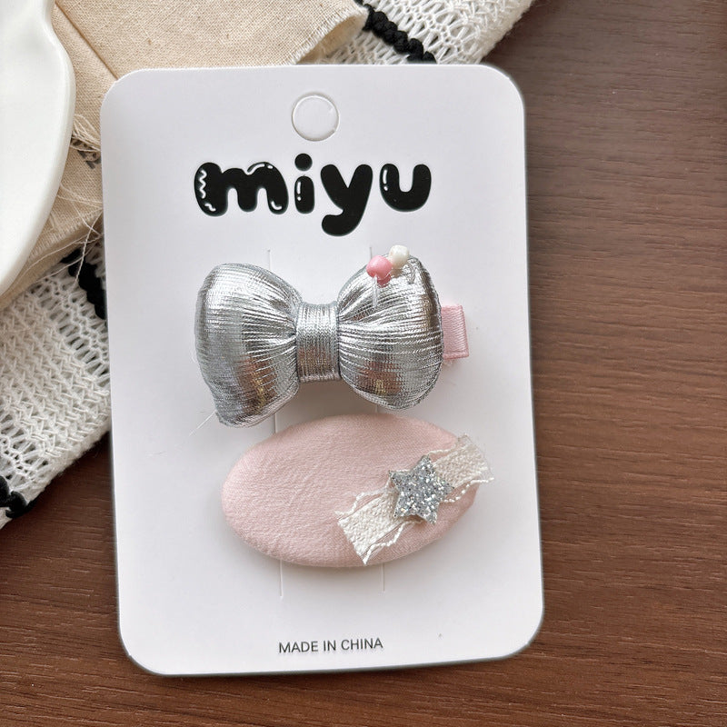Versatile Childrens Hair Clip Made Of Leather