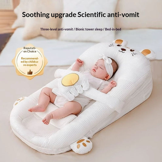 Breathable Pillow Baby Lying-Feeding Gadget Newborn Bionic Bed