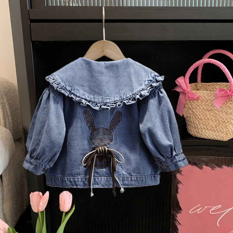 Kitten Korean Fashion Casual Denim Jacket