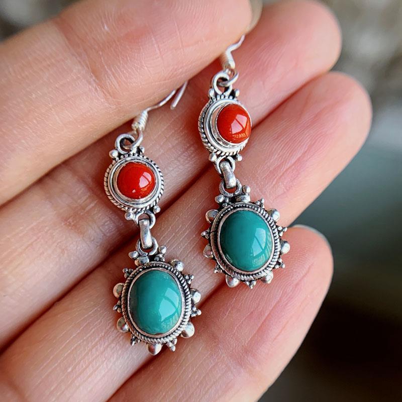 Nepal Style Silver Accessories Ethnic Style Retro