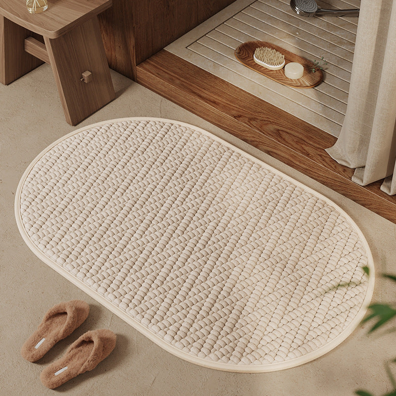 Quick-drying Bath Mat For The Bathroom Door