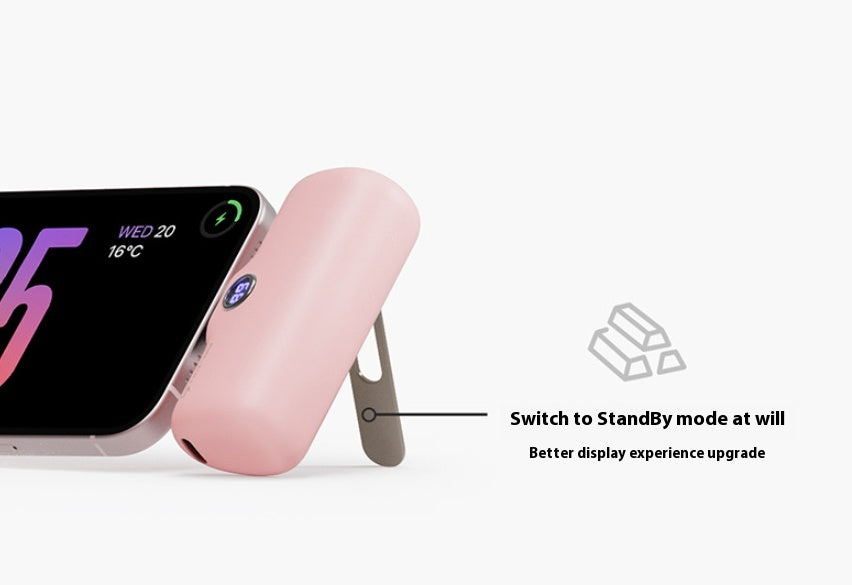 Capsule Power Bank 20WPD Fast Charging With Bracket