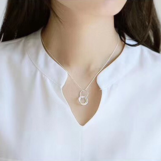 Women's Ring Necklace Korean Style Fashion Box