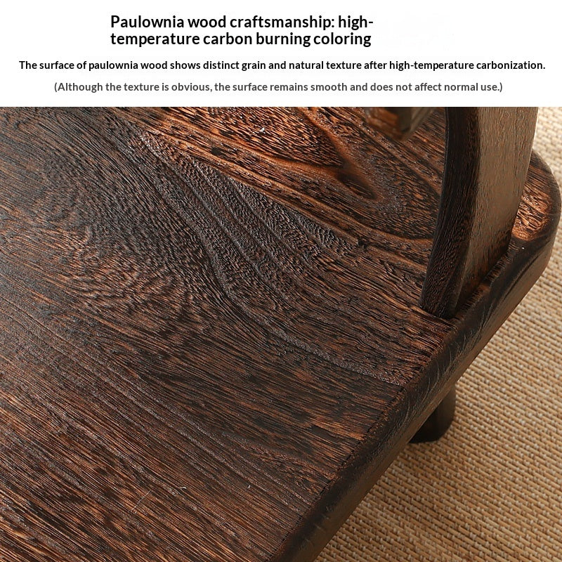 Solid Wood Tea-Serving Small Stool Tatami Seat