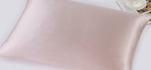 Plain Beauty Silk Hair Care Sleep Comfortable Thickened American Simple Double-sided Silk Pillowcase