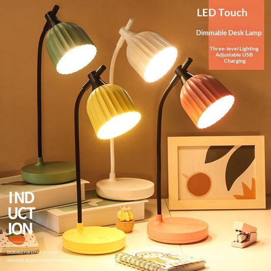 Fashionable And Simple Touch-Activated Charging LED Dimmable Desk Lamp