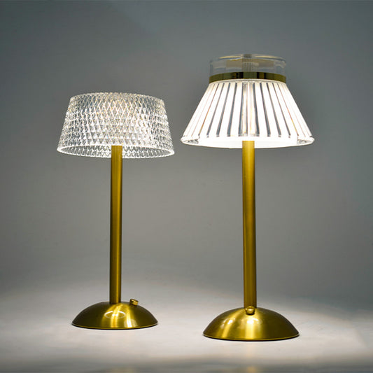 Retro Bedside Table Lamp USB-charging Touch-sensitive Ambient Light