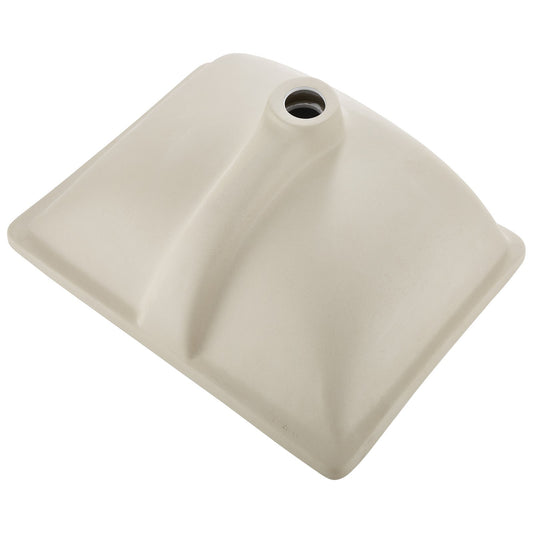 Undermount Bathroom Sink, 20.28 X 15.16 Inch Rectangular White Ceramic Vessel Sink With Overflow Hole, Under Counter Drop In Modern Lavatory Vanity Bath Wash Bowl Basin, Rectangle Small Space