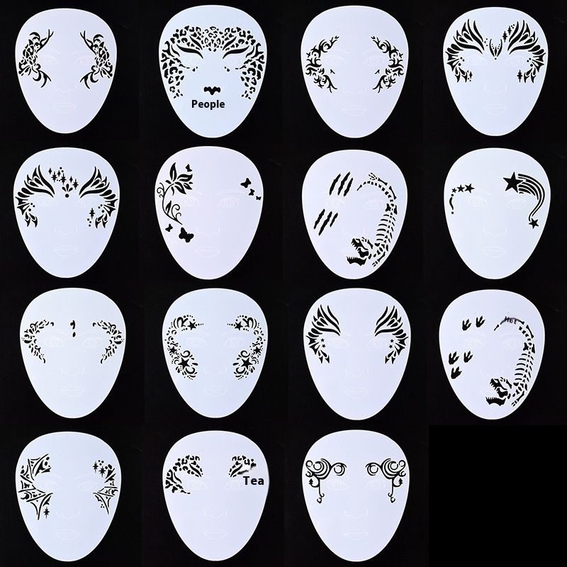 Stage Makeup Facial Painting DIY Inkjet Graffiti Makeup Tools