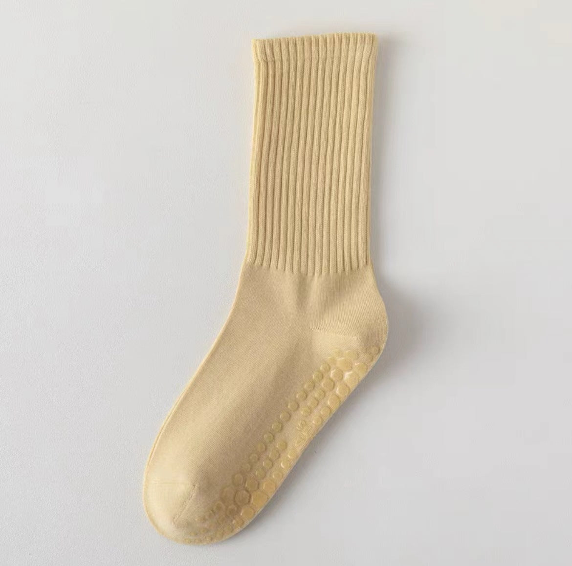 Springautumn Mid-calf Professional Fitness Pilates Non-slip Socks