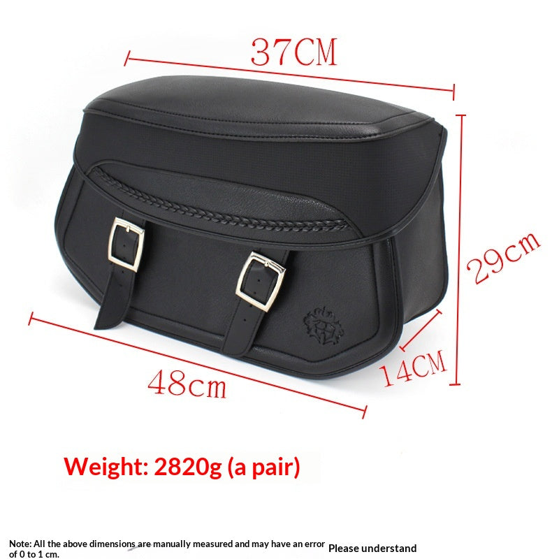 Vintage Motorcycle Accessories Saddlebag Side Hanging Bag