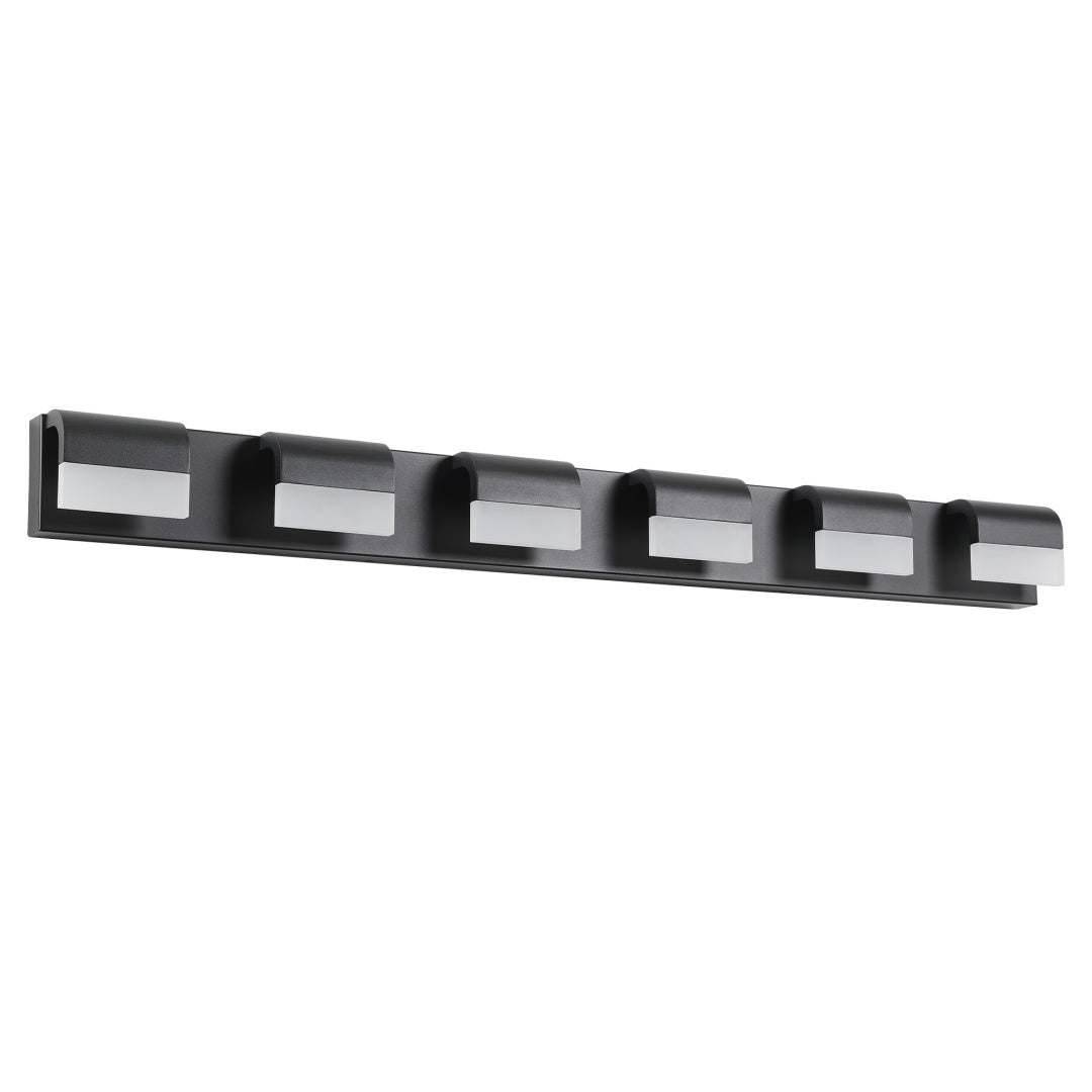 Modern Bathroom Vanity Lighting 6-Light LED Vanity Lights Over Mirror Bath Wall Lighting