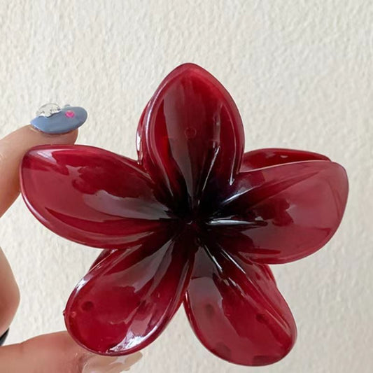 Barrettes Plumeria Rubra Grip Updo Hair Accessories Hairpin Flowers Folder