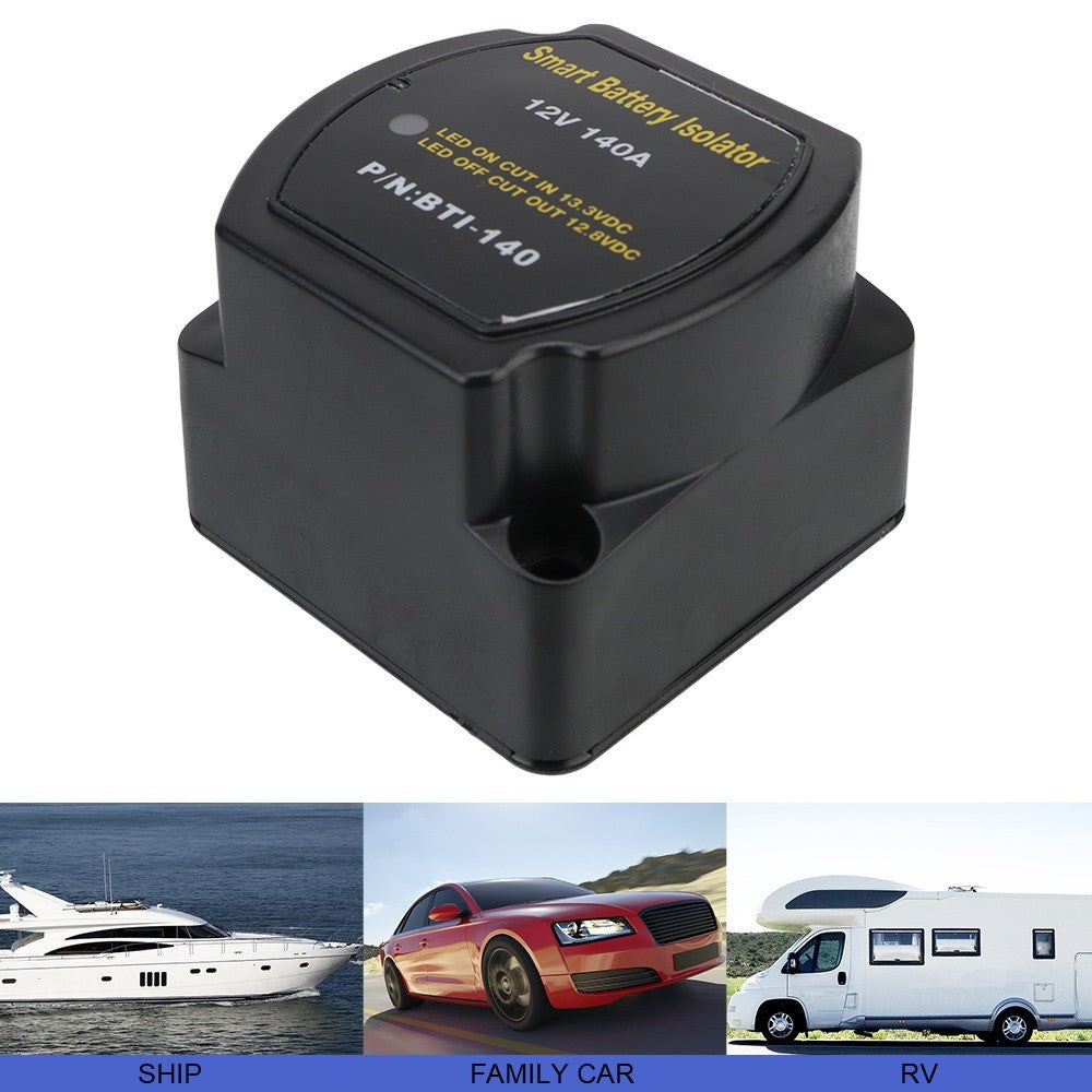 Support Pan European：12V 140A Fully Automatic Battery Isolator Relay BSR VSR Charging Relay Car Camper