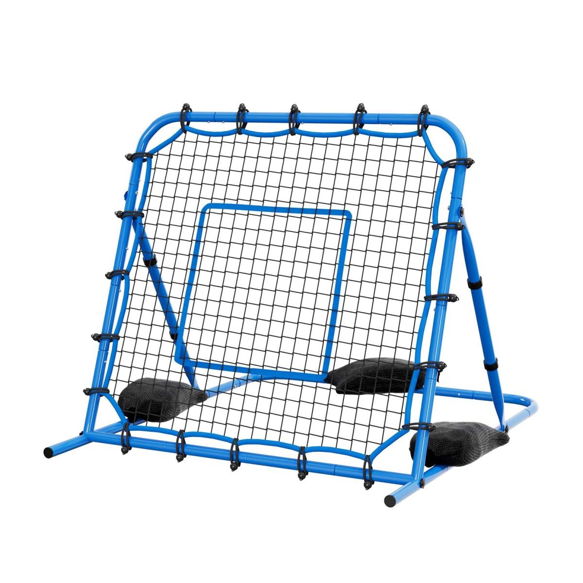 Soccer Rebounder Net, Quick-Switch Angle Soccer Goal Rebounder For Control, Passing Practice, Heavy-Duty Iron Frame & PE Net, Easy Setup Ball Training Equipment For Teens&Adults,3.7 X 3.7 Ft