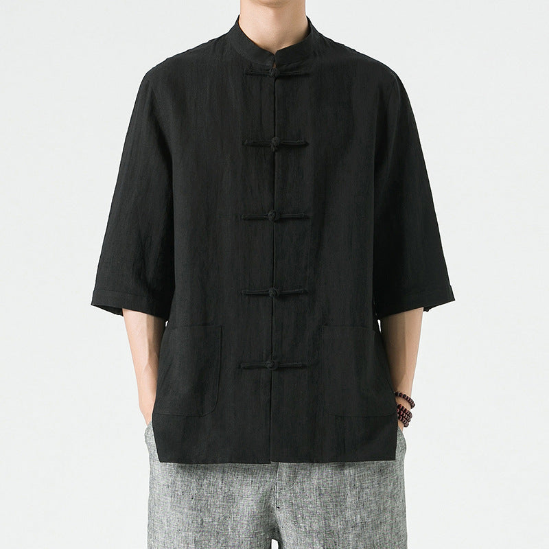 New Chinese Style Retro Tang Suit Chinese Style Shirt