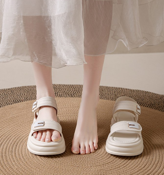 Women New Summer Roman Sandals, Fashion Outdoor Shoes Match Dresses, Plus Size Available