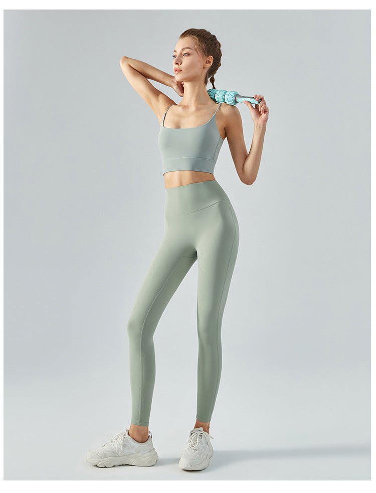Thin Shoulder Beauty Back Exercise Vest With Chest Pad Female Yoga European And American Style Sling Workout Underwear