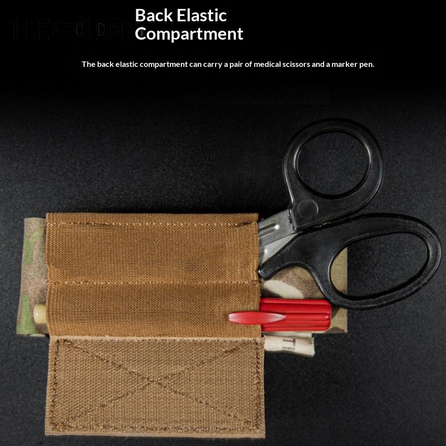 Velcro Tourniquet And Scissors Storage Pouch