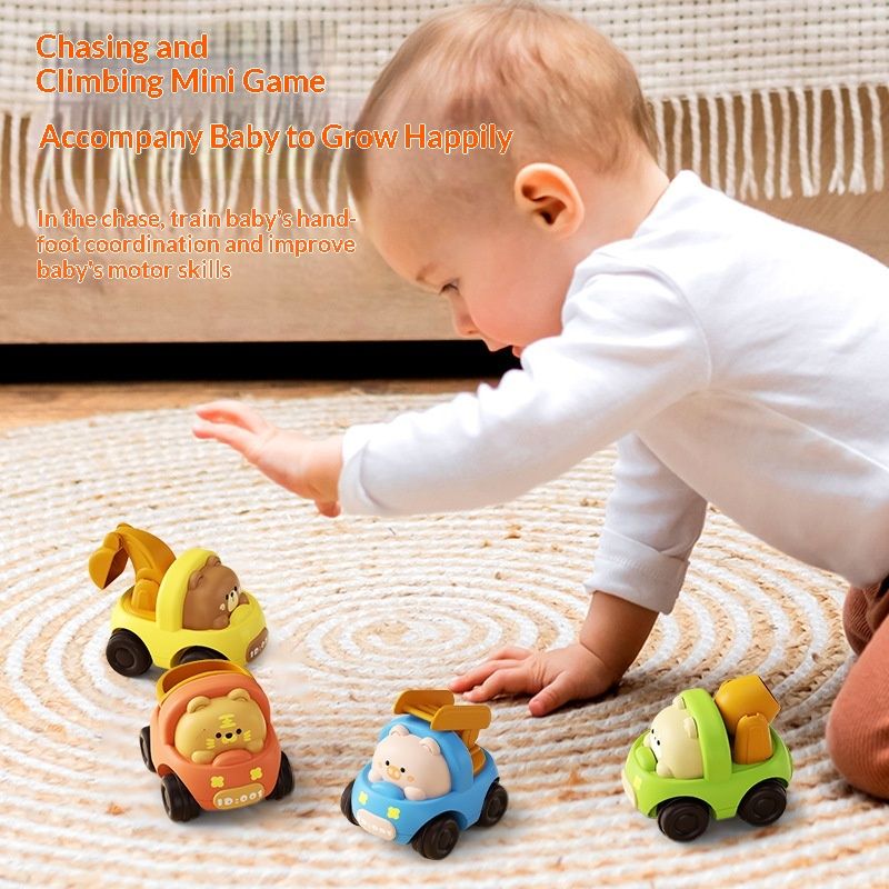 Childrens Cute Pet Inertia Car Cartoon Toy
