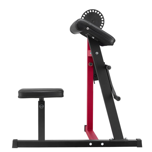 Preacher Curl Machine, 2 In 1 Bicep Curl Machine And Triceps Extension Machine, Seated Arm Isolated Bicep Station, Strength Training Workout Weight Bench, Exercise Equipment For Home Gym