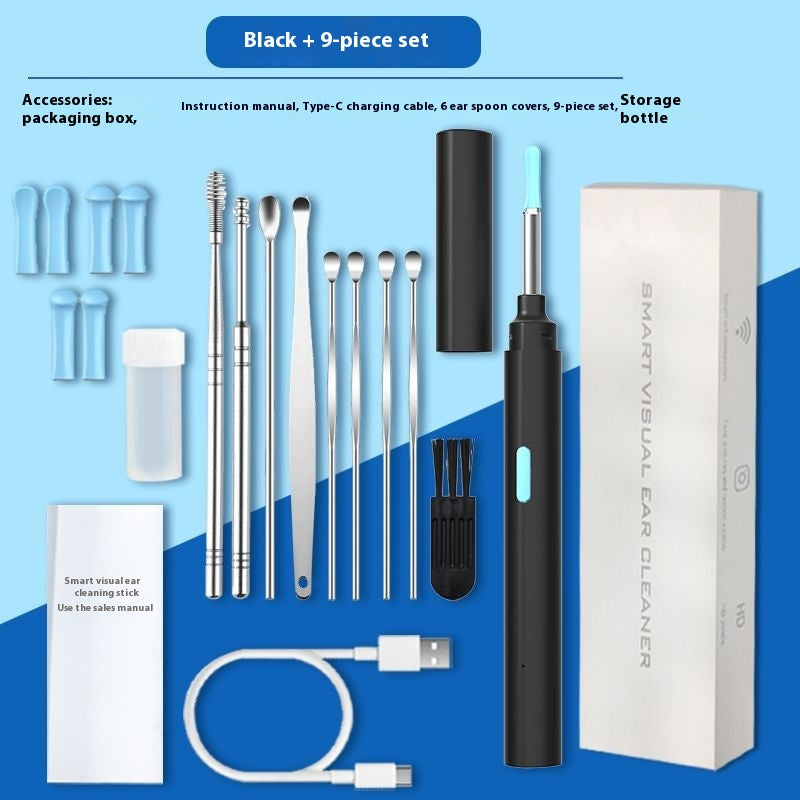 Visual Earpick With Charging Base HD Intelligent Luminous