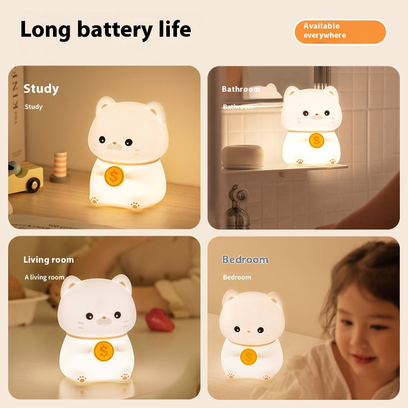 Silicone USB Charging Creative Home Sleeping Night Light