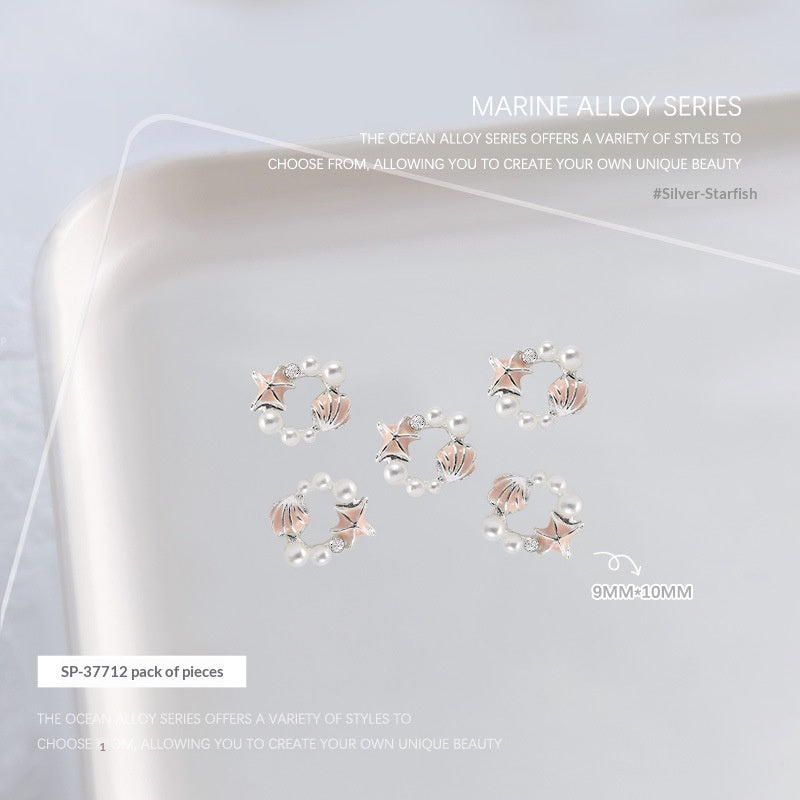 Metallic Ocean Series Nail Art Accessories