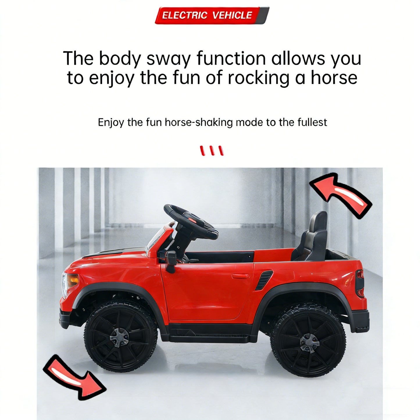 12V Kids Ride-On Car With Remote Control, 4-Wheel Shock Absorption, Multifunctional Music Player - Perfect Gift For Toddlers 3-6 Years Old