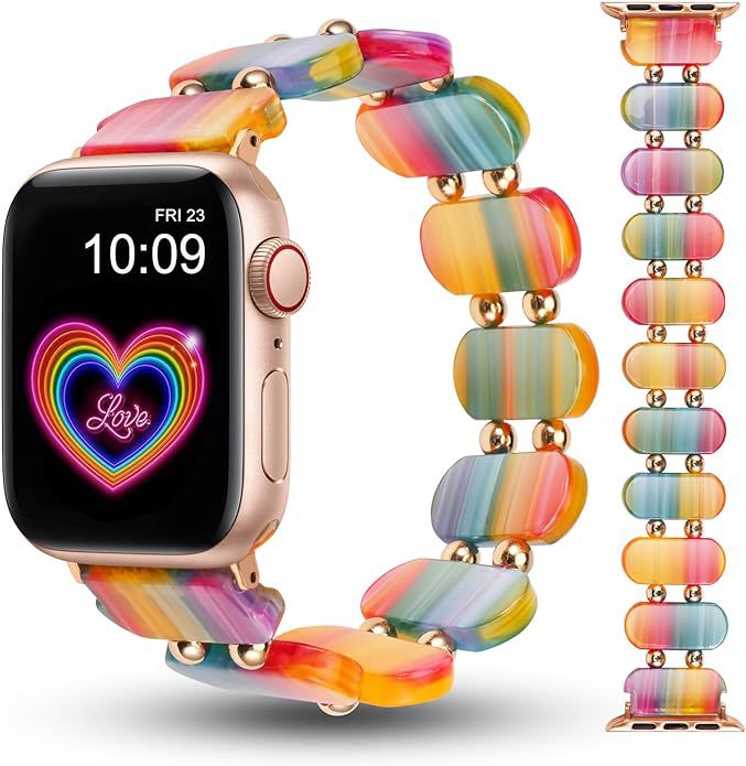 Colorful Fashion Casual Resin Watch Strap