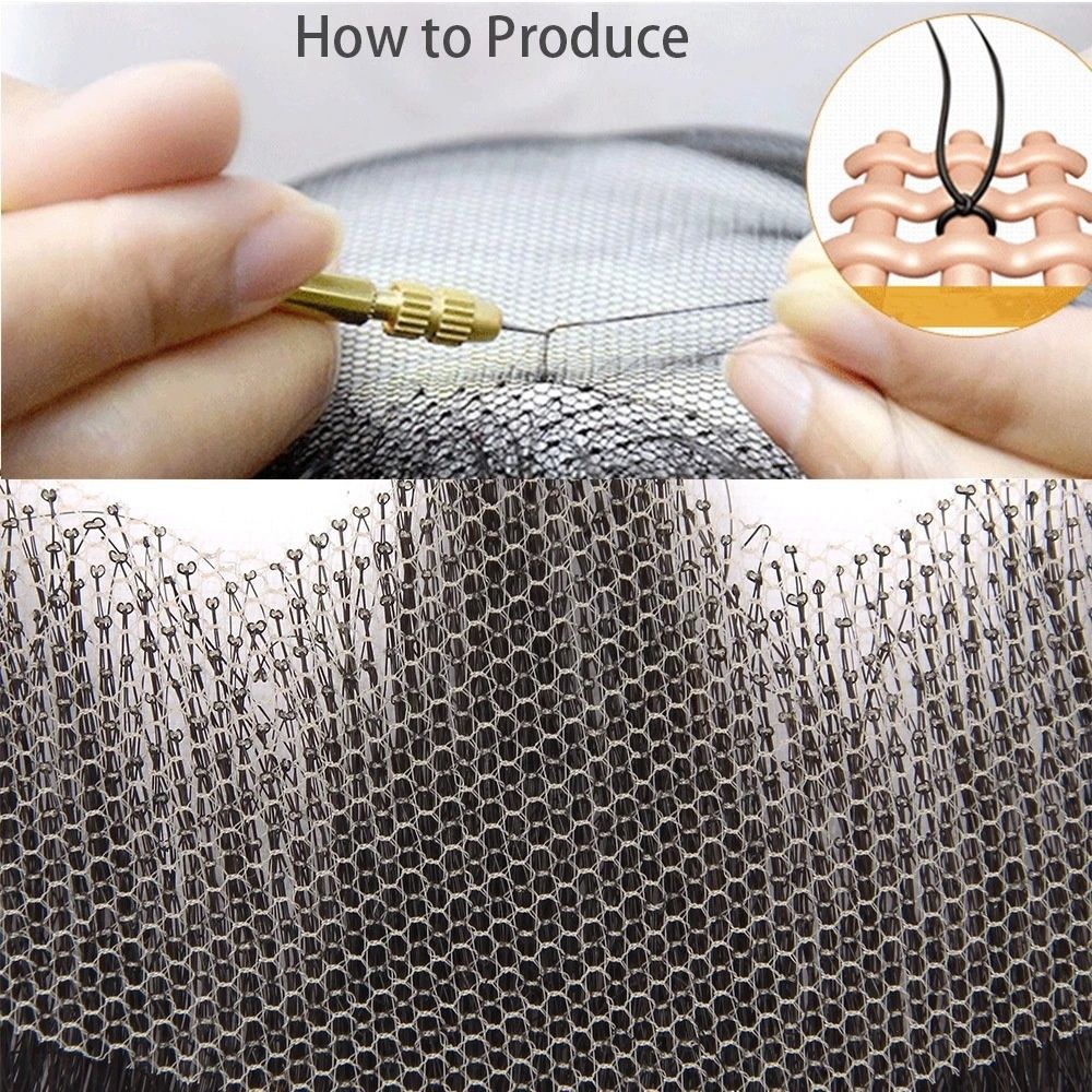Makeup Prop Fully Hand-knitted Real Human Hair Beard