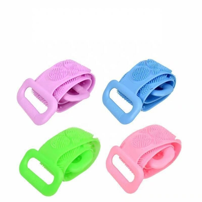 Silicone Bath ScrubberPowerful Back-scrubbing For Men And Women